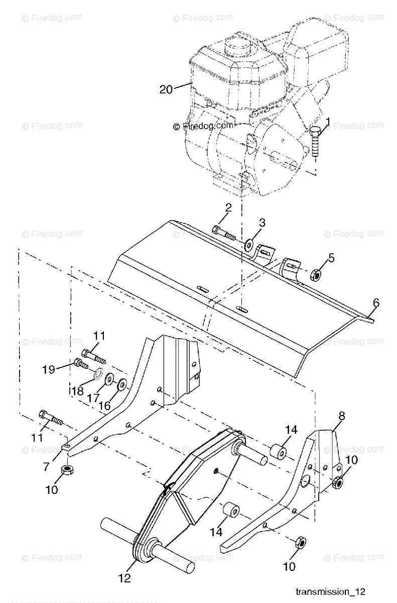 husqvarna tiller parts diagram