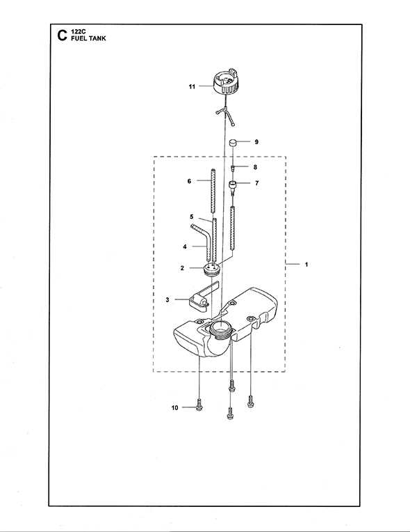 husqvarna weed eater parts diagram