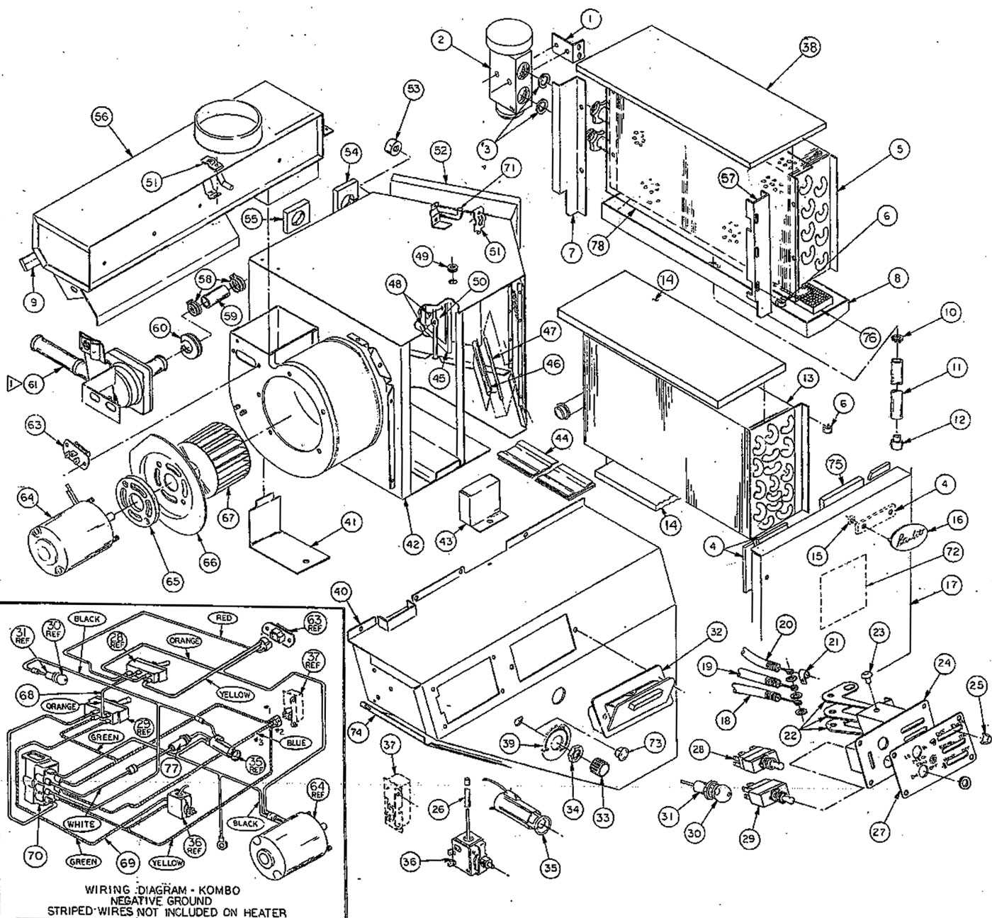 hvac parts diagram