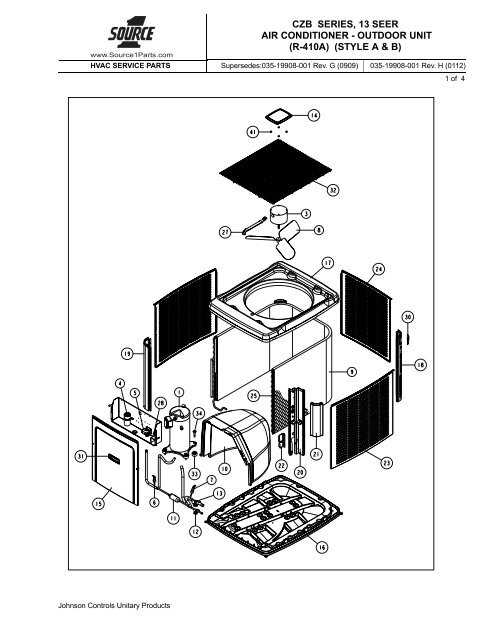 hvac parts diagram