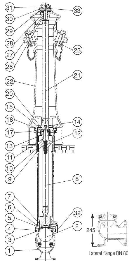 hydrant parts diagram