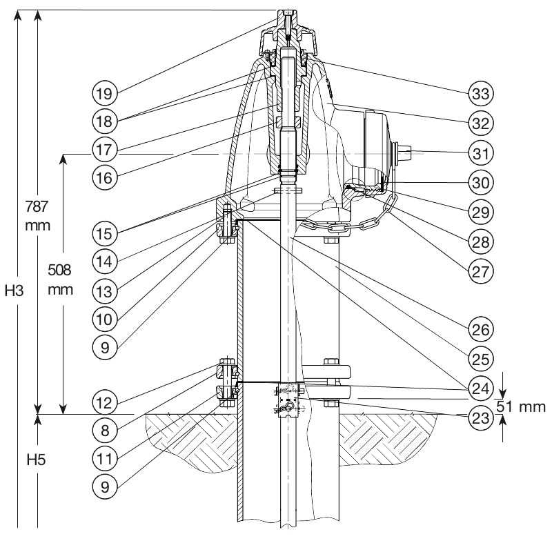 hydrant parts diagram