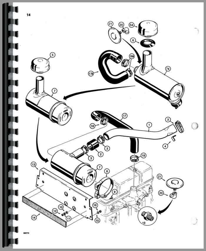 hydraulic case 580 backhoe parts diagram