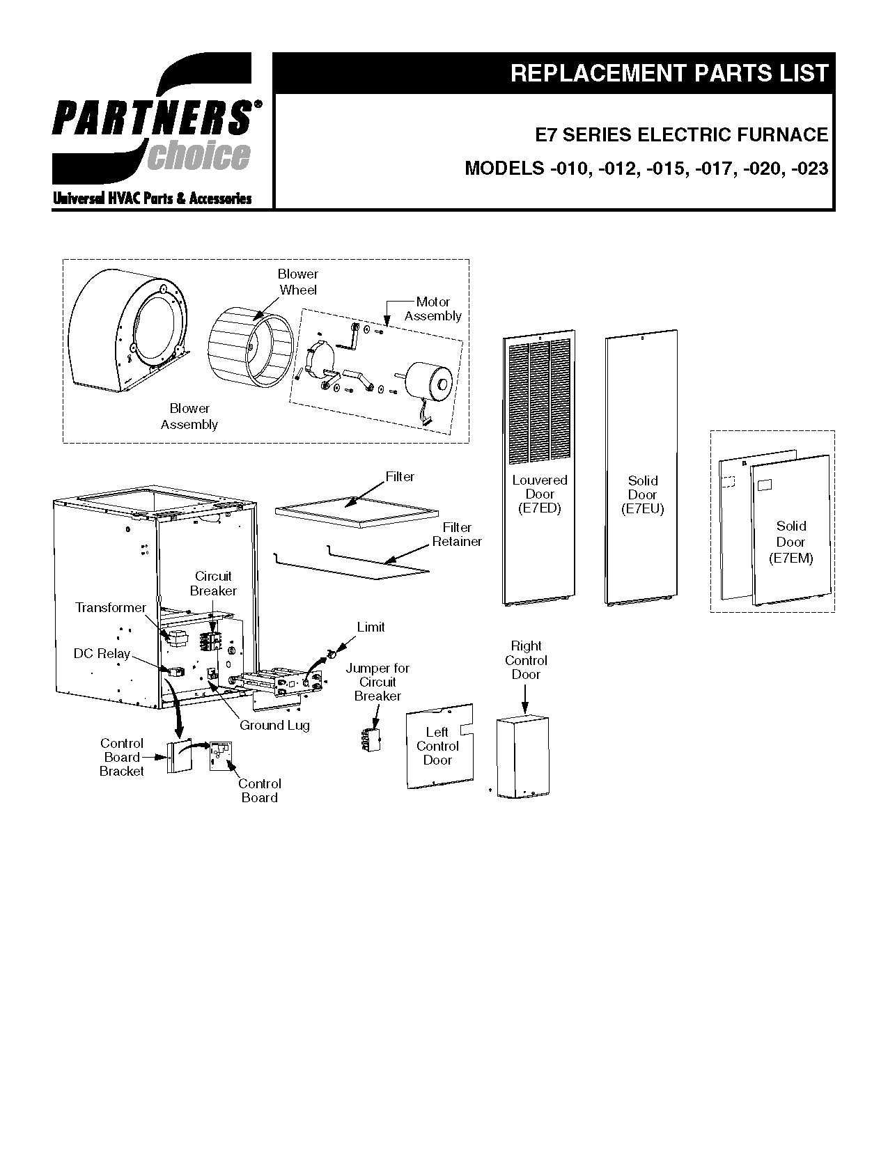 hydro flame furnace parts diagram