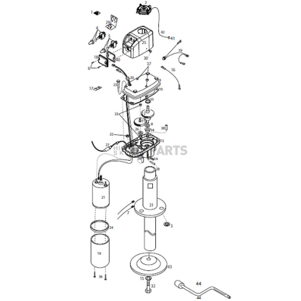 trailer jack parts diagram