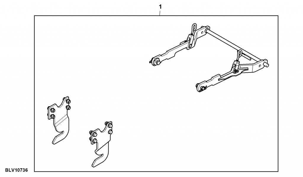 john deere 54d mower deck parts diagram