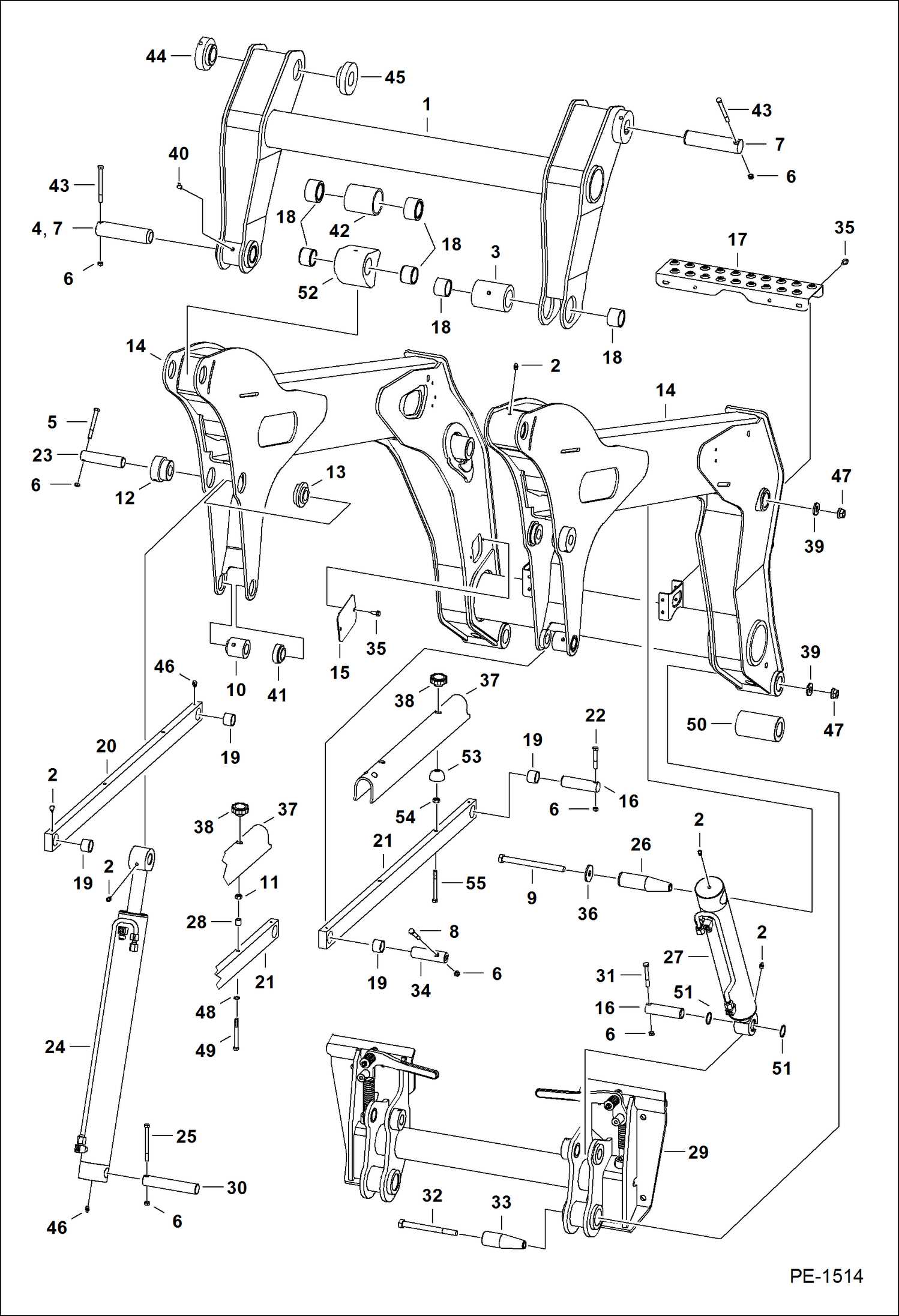 bobcat t300 parts diagram