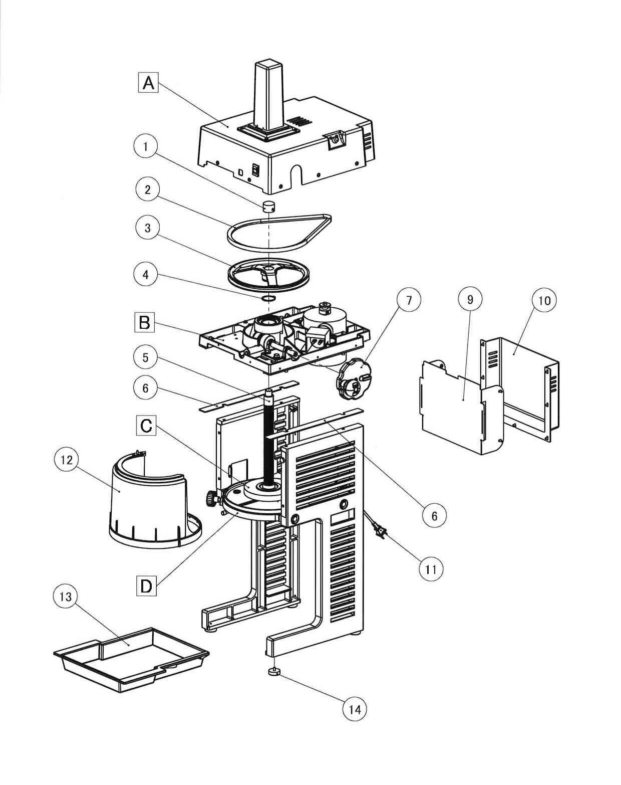 ice machine parts diagram