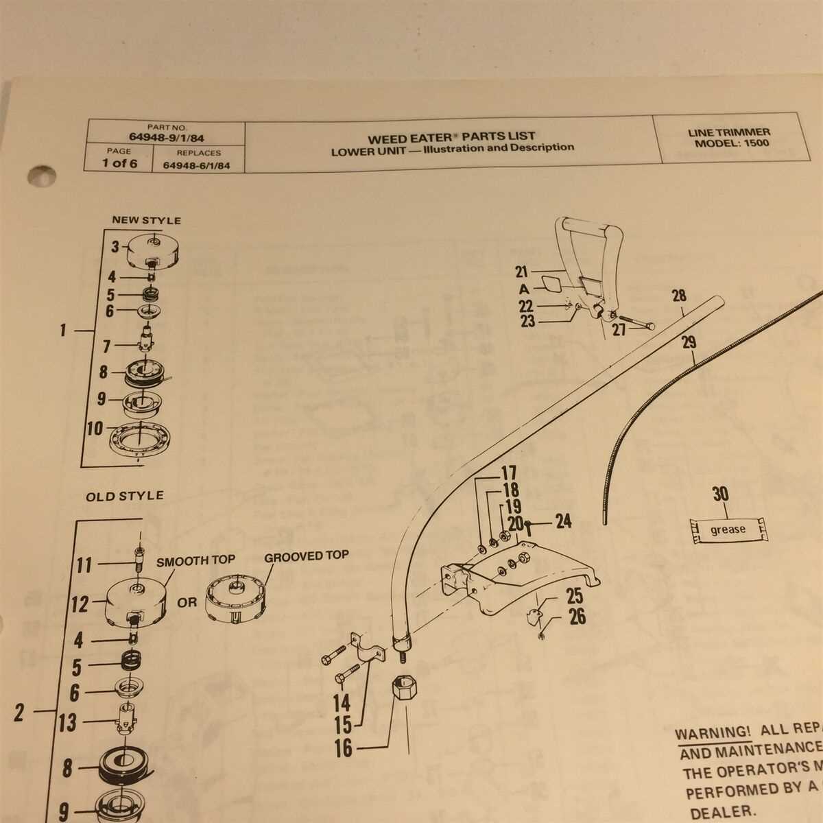 craftsman weedwacker 30cc 4 cycle parts diagram