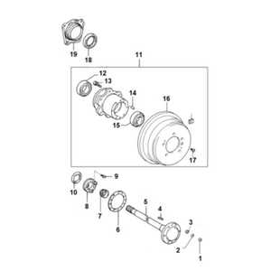 axle parts diagram