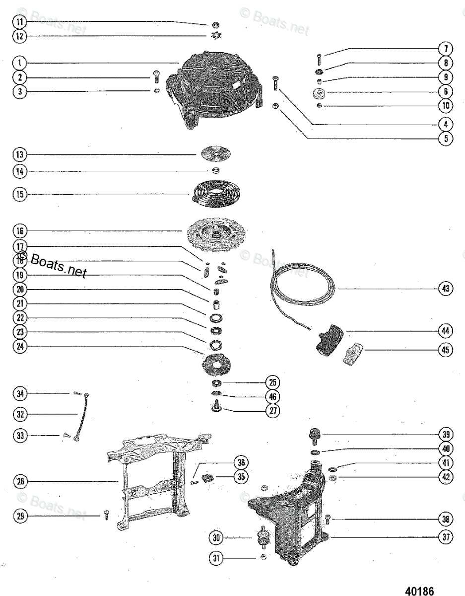 mercury 20 hp outboard parts diagram