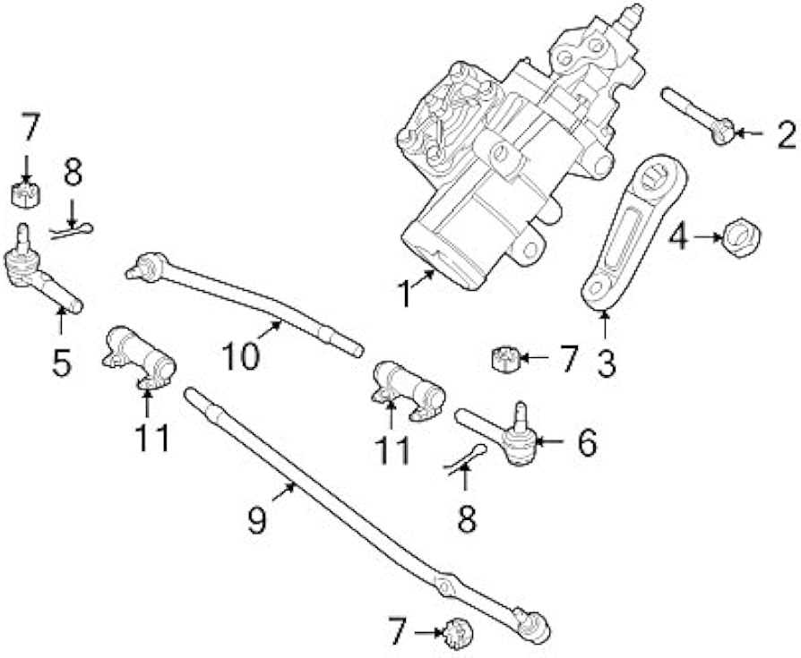 f250 steering parts diagram