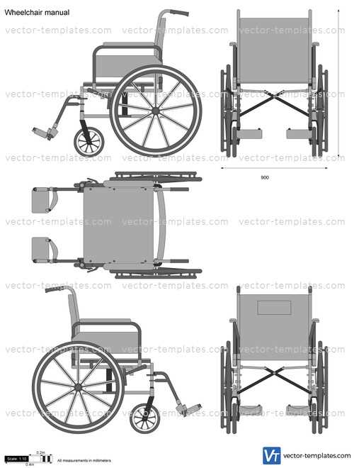 wheelchair diagram parts