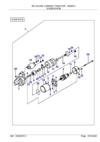 massey ferguson steering parts diagram