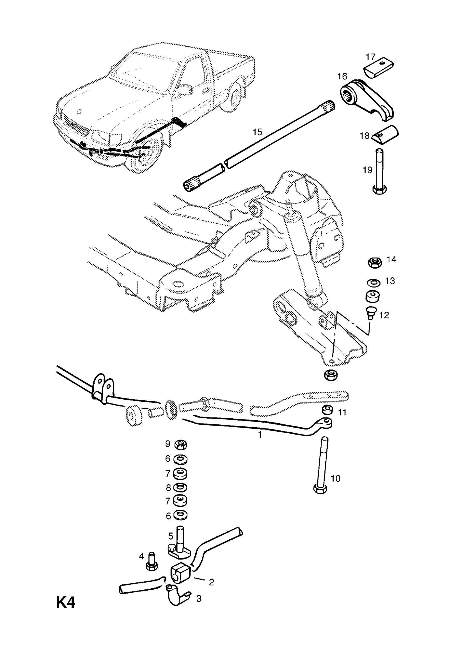 2002 ford f250 front end parts diagram