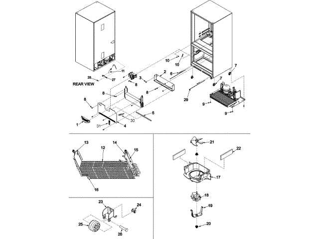 whirlpool refrigerator parts diagram