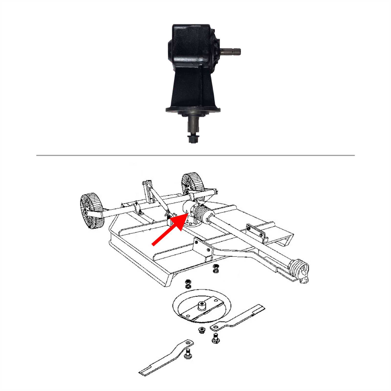 king kutter brush hog parts diagram