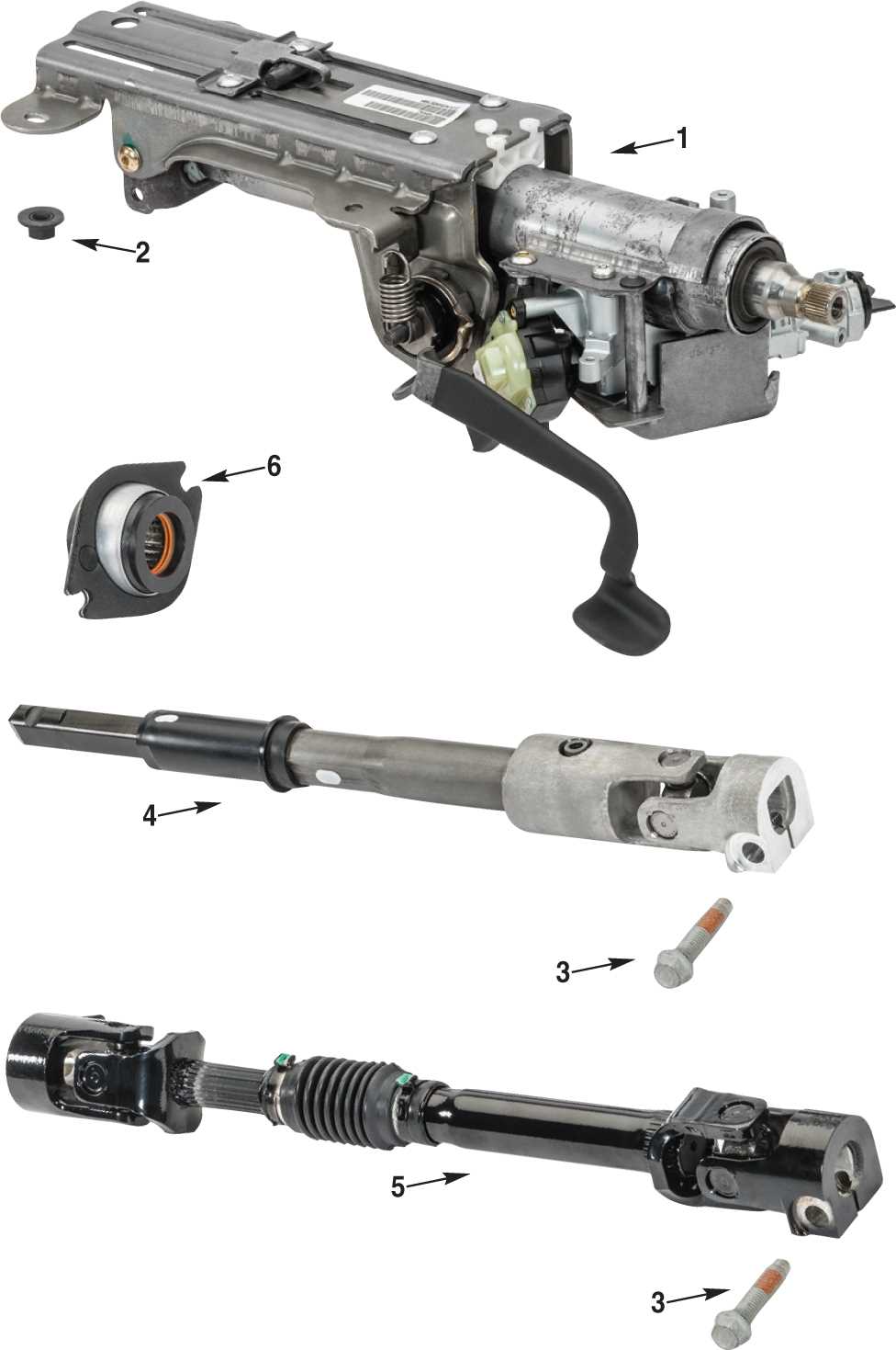 jeep steering parts diagram