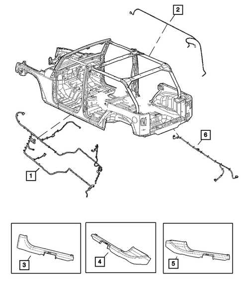 jeep wrangler door parts diagram