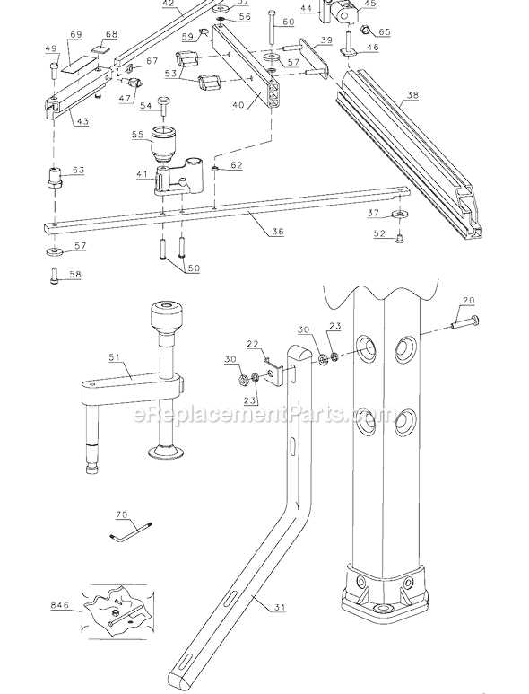 dewalt table saw parts diagram