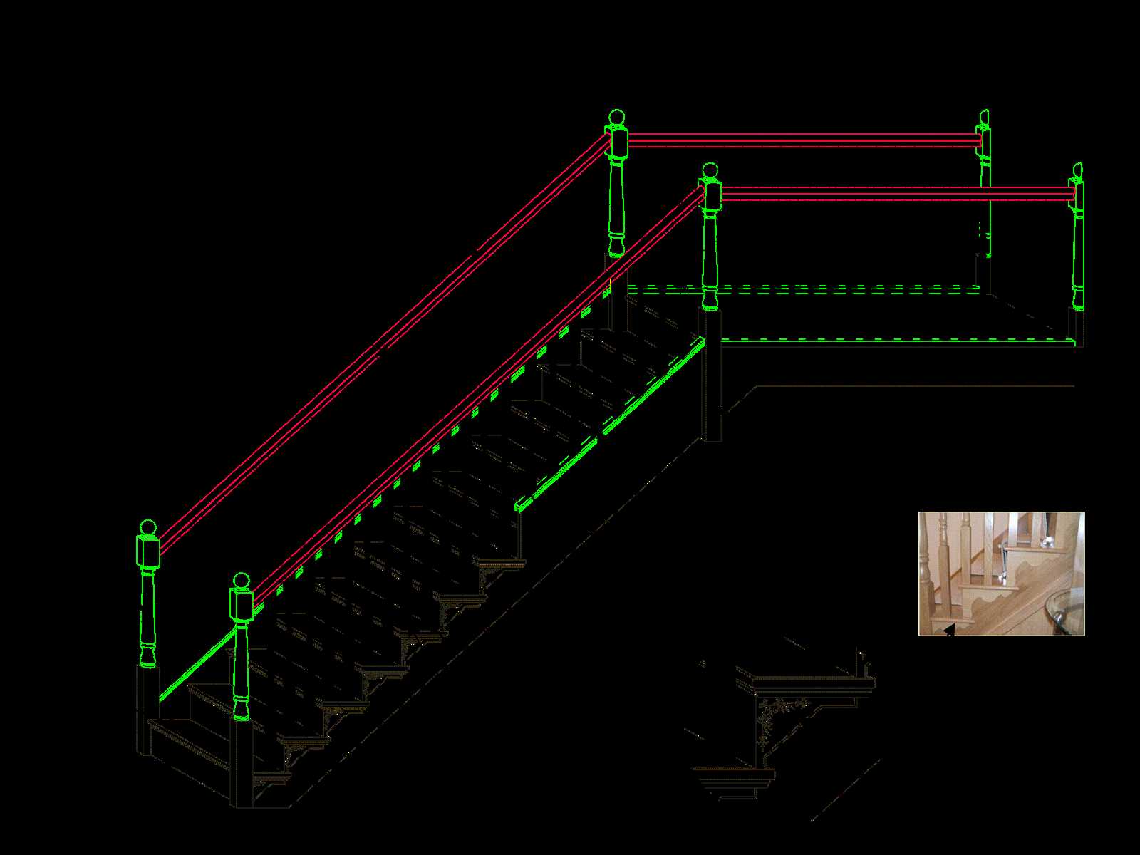 parts of a staircase diagram