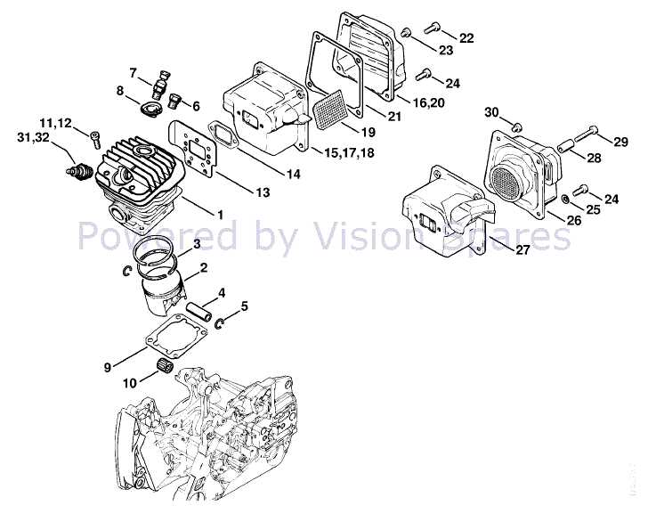 husqvarna 440 parts diagram