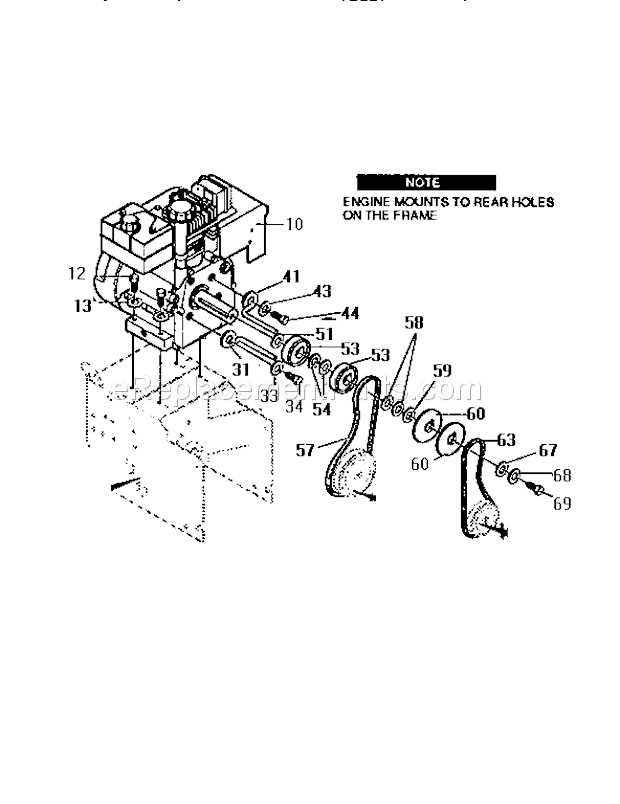 24 inch craftsman snowblower parts diagram