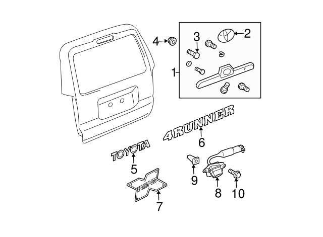 4runner parts diagram