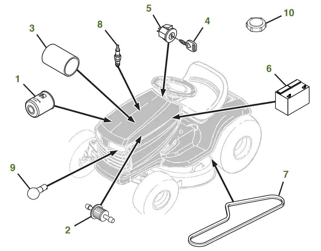 john deere 110 parts diagram