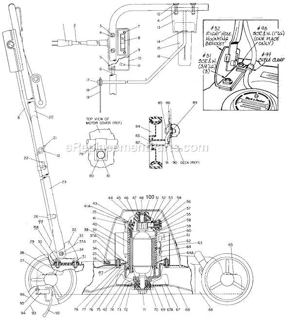 john deere 115 parts diagram