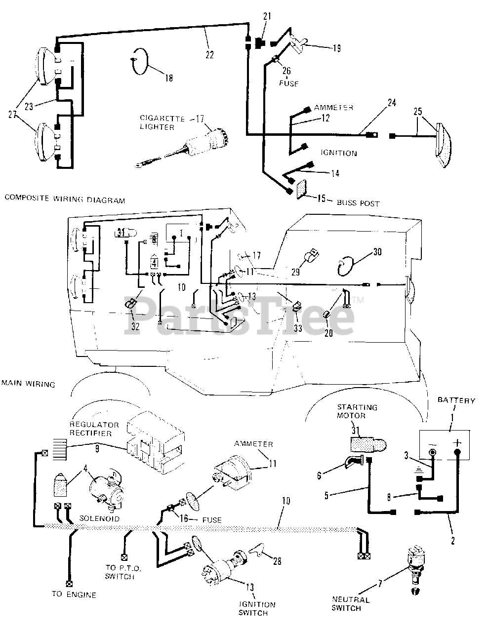 john deere 314 parts diagram