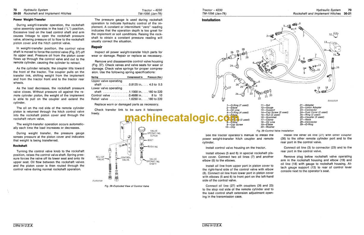 john deere 4230 parts diagram