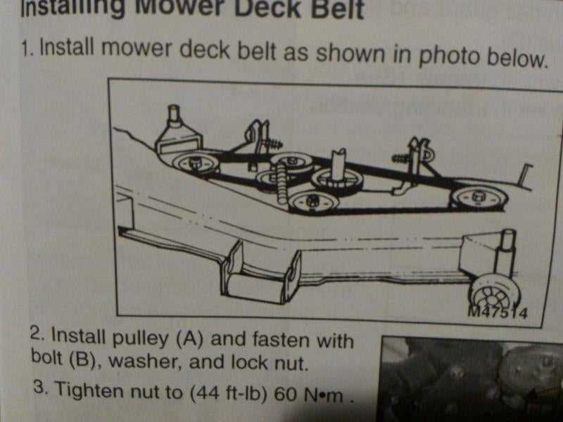 john deere 425 54 inch mower deck parts diagram