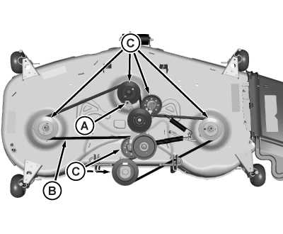 john deere 42c mower deck parts diagram