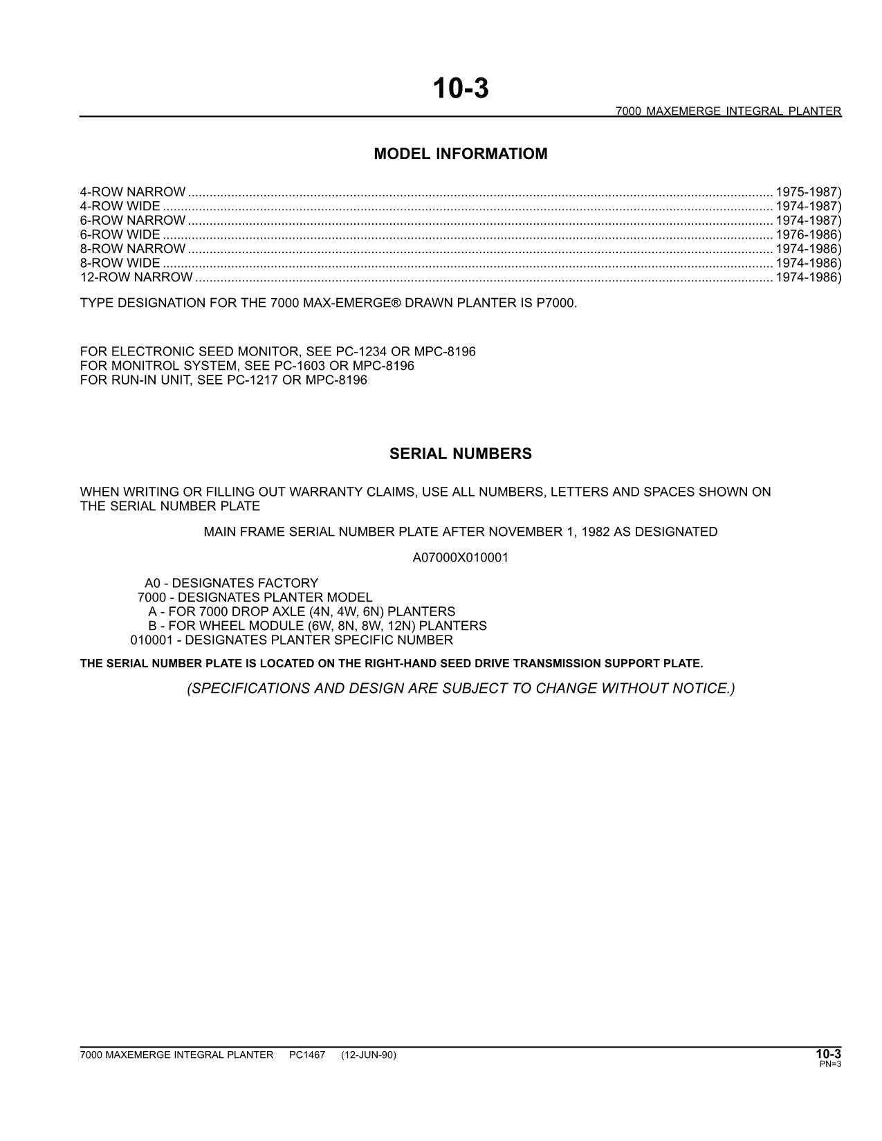 john deere 7000 4 row planter parts diagram