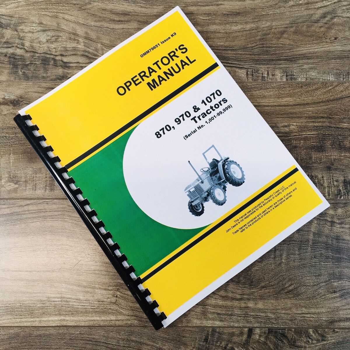 john deere 970 parts diagram