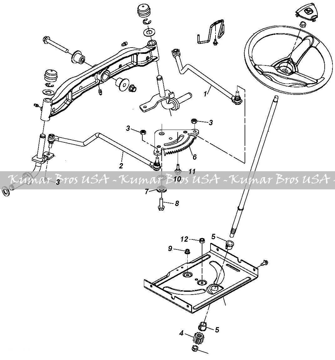 john deere d130 steering parts diagram