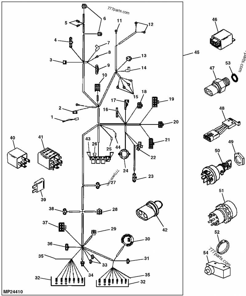 john deere f525 parts diagram