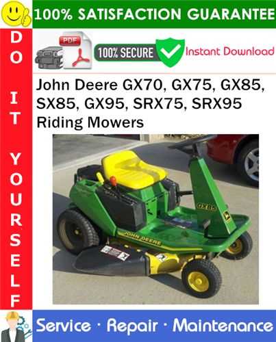 john deere gx85 parts diagram