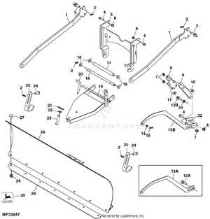 john deere lt166 parts diagram