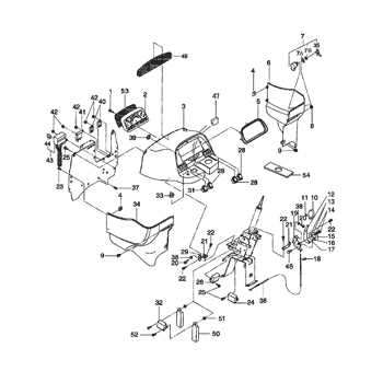 john deere power flow bagger parts diagram