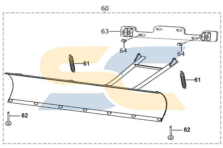 john deere snow plow parts diagram