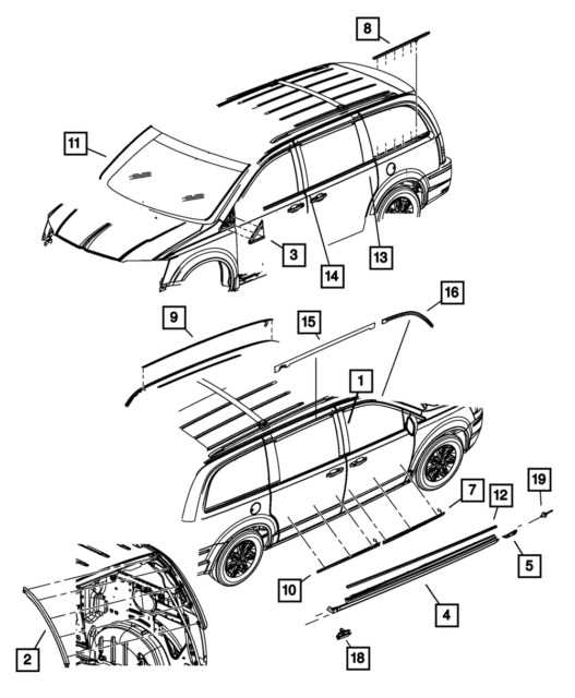 2014 chrysler town and country parts diagram