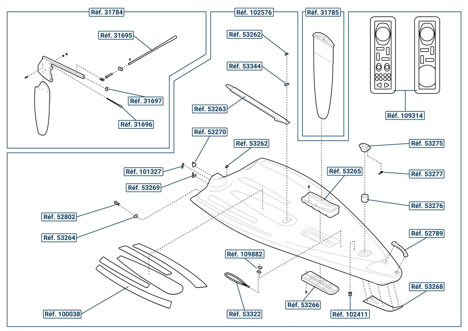 kayak parts diagram