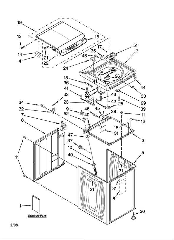 kenmore 80 series washer parts diagram