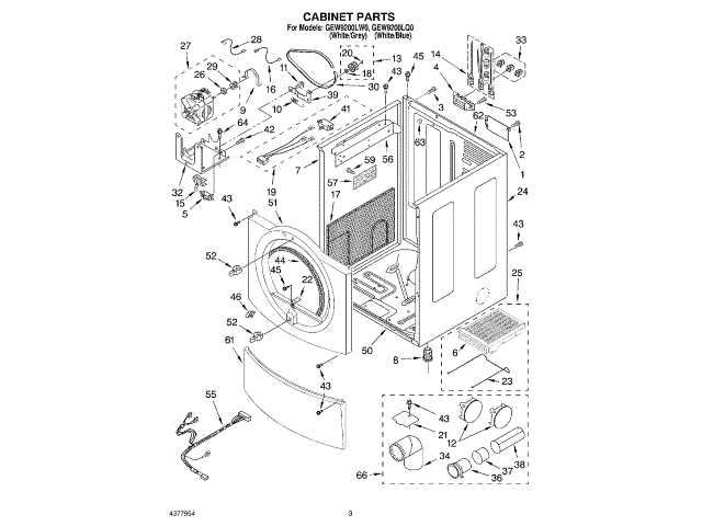 kenmore 90 series dryer parts diagram