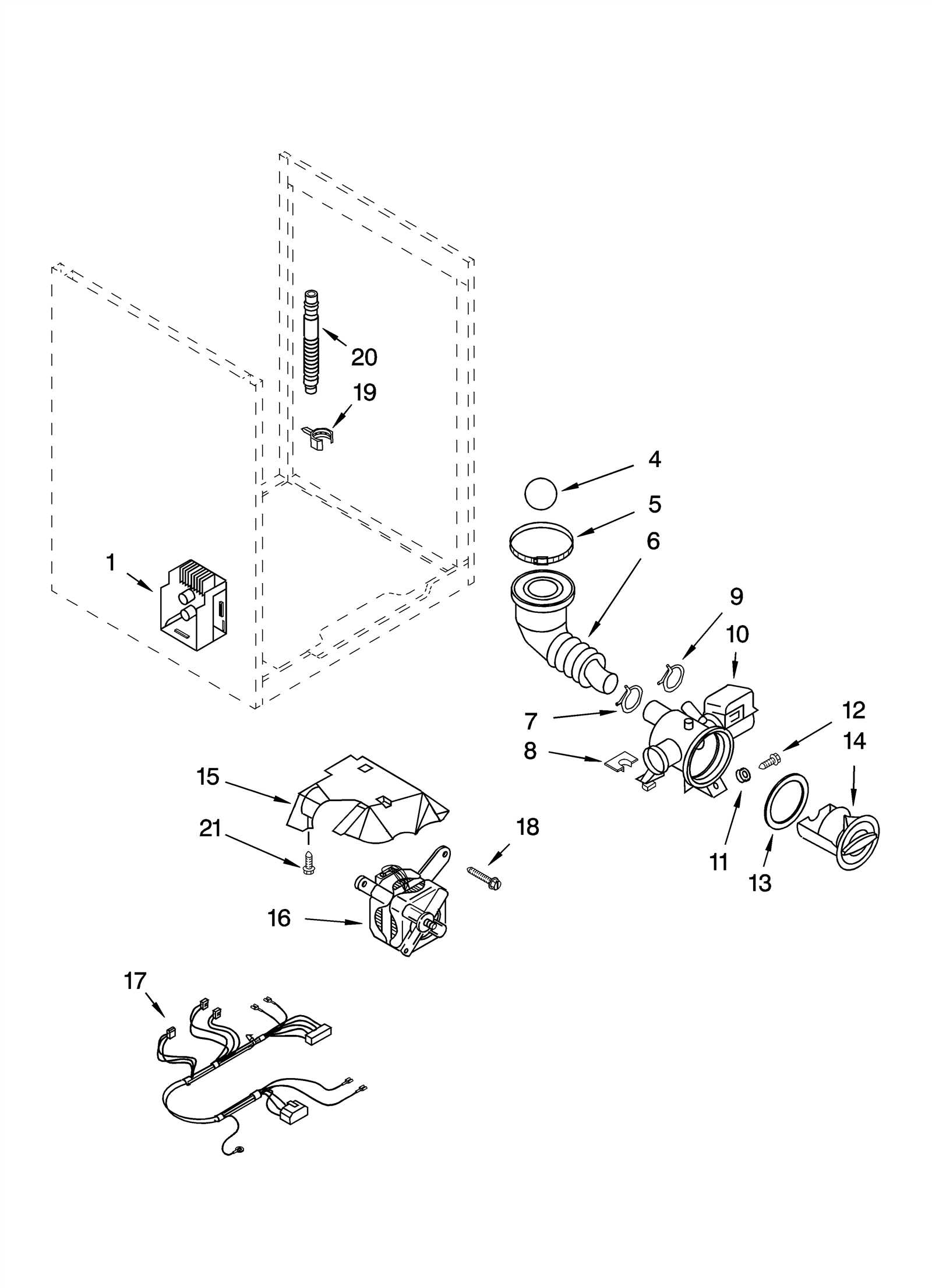 kenmore 90 series washer parts diagram