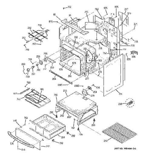 kenmore electric range model 790 parts diagram