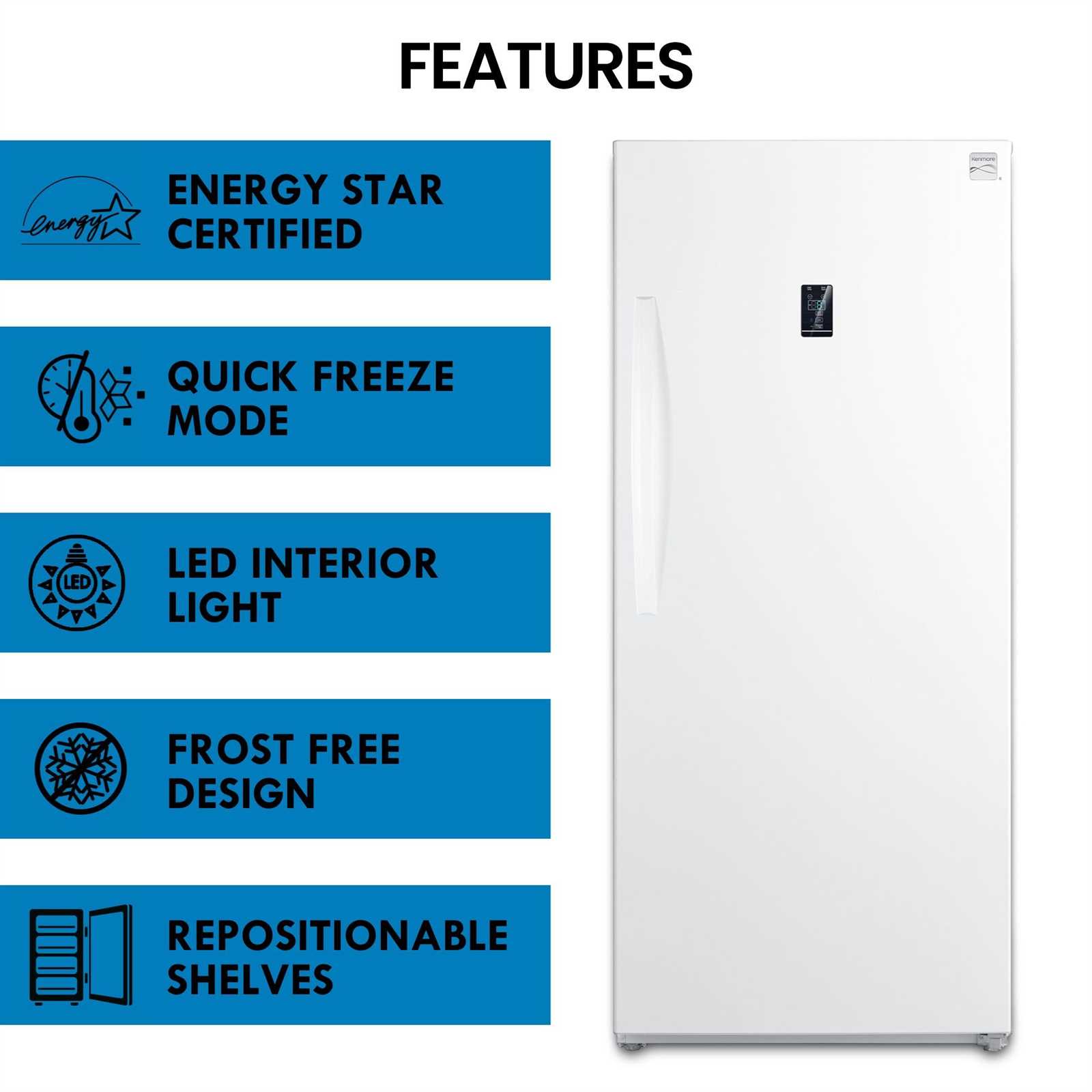 kenmore upright freezer parts diagram