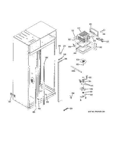 whirlpool side by side refrigerator parts diagram